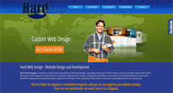 Desktop Screenshot of hardwebdesign.com